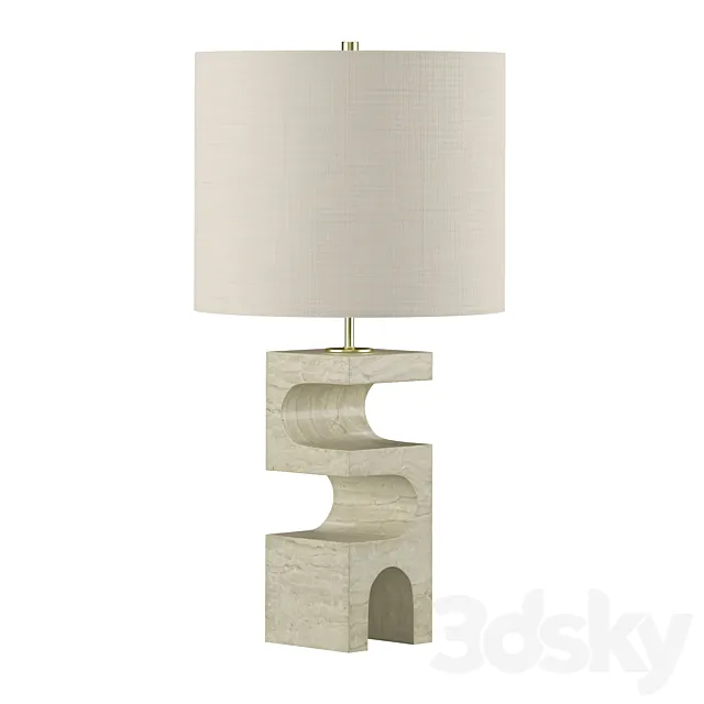 Boveda Table Lamp (Crate and Barrel) 3DModel