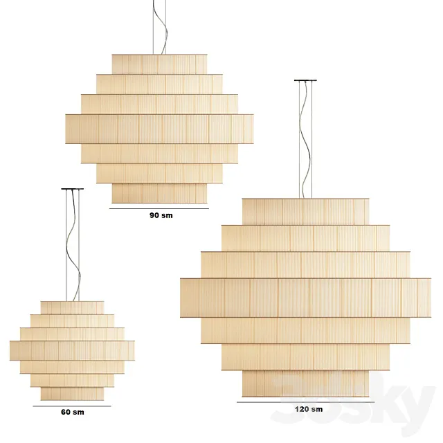 Bover pendant collection 3DModel