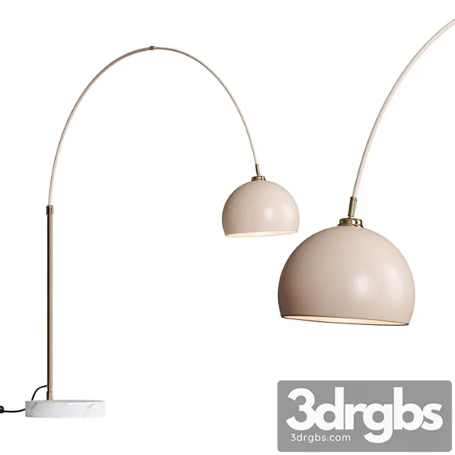 Bow Large Arc Overreach Floor Lamp 3D Model Download