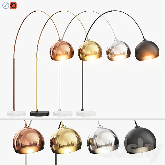 Bow Large Floor Lamp Made Free Download