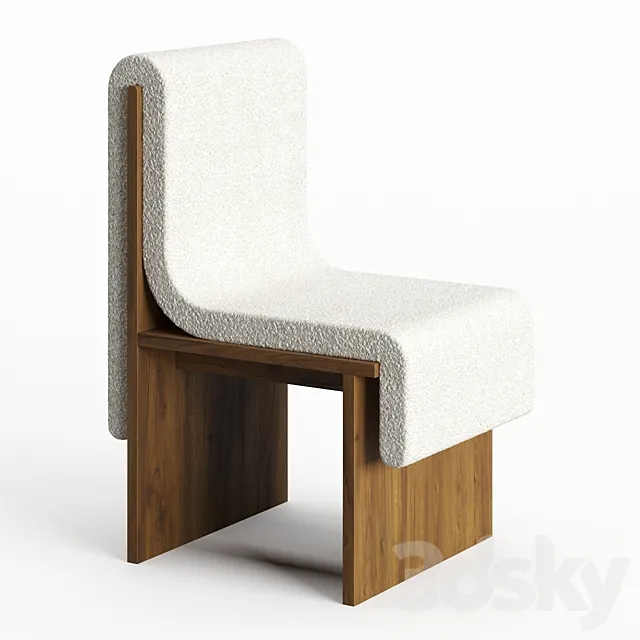 Bower Melt Dining Chair 3D Model