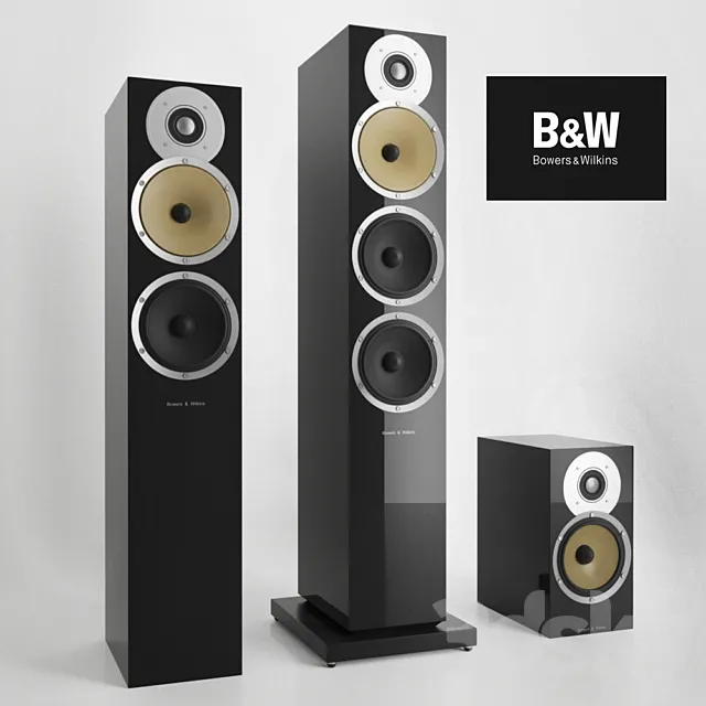 Bowers & Wilkins CM8 CM7 CM5 3D Model