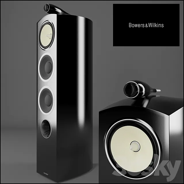 Bowers-wilkins Speakers Series Diamond 803 3D Model