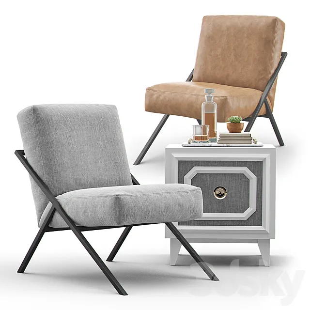 Bowery Chair – Keystone Designer 3D Model