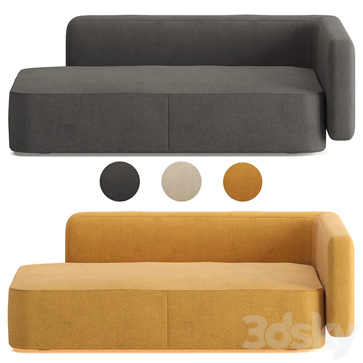 Bowie bed for pets by Kave Home 3D Model Free