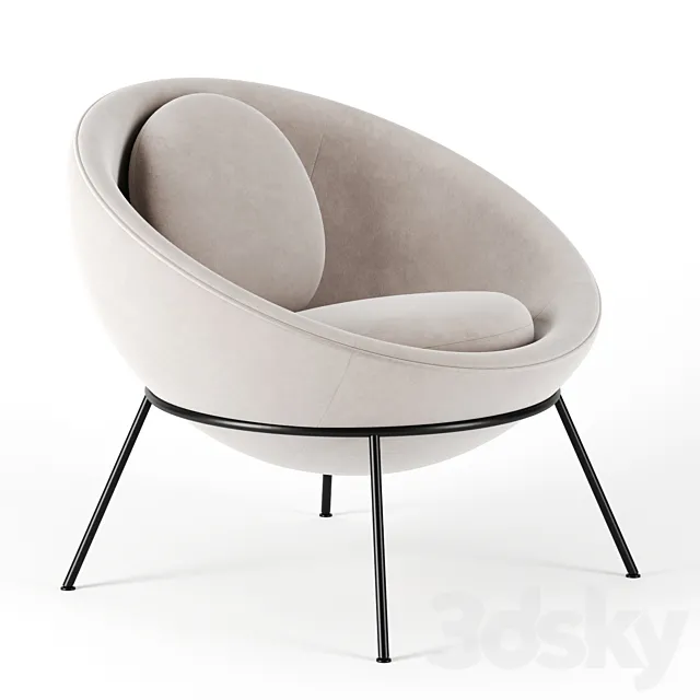 Bowl chair 3D Model