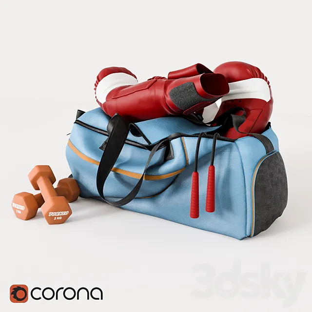 Boxing set 3DModel