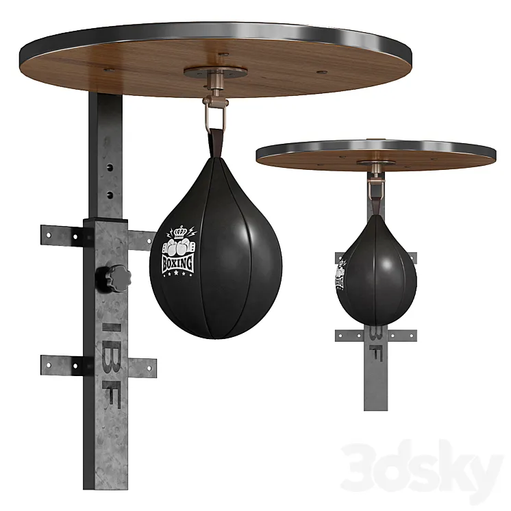 Boxing speed bag 3D Model Free