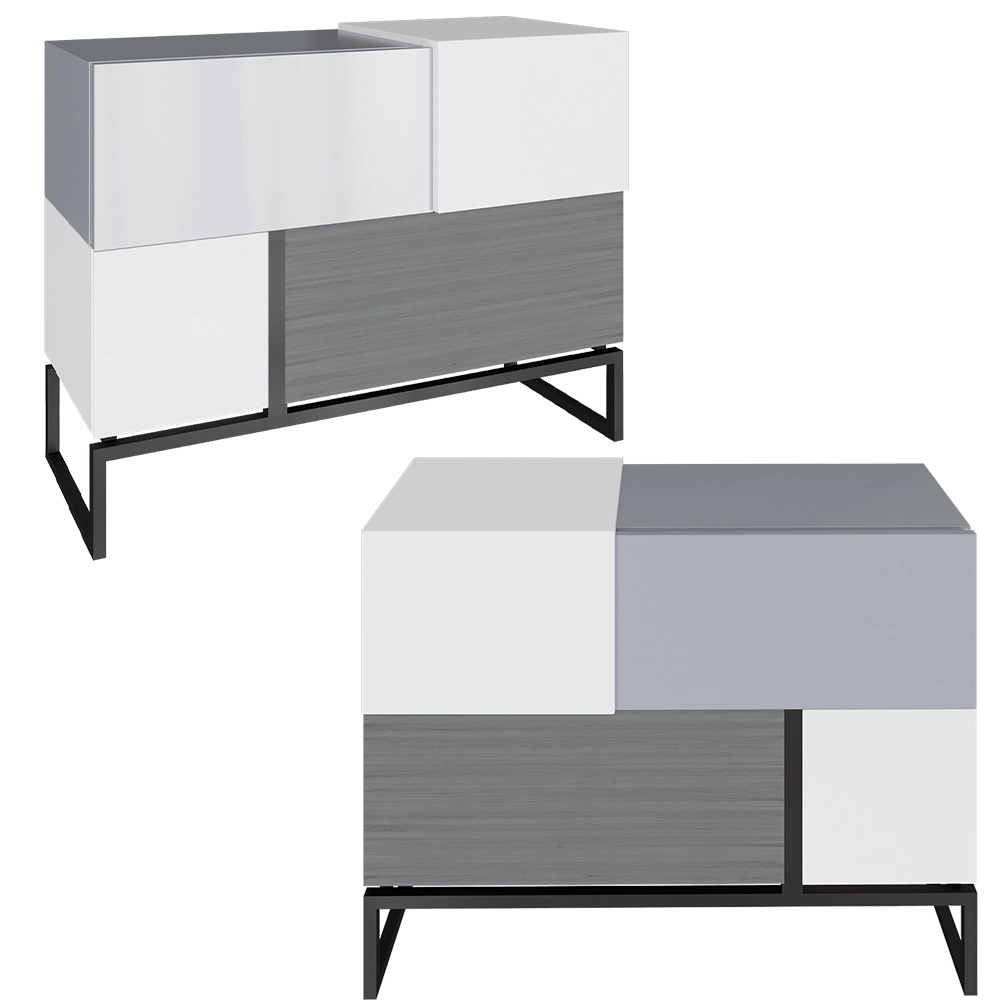 Bozzetti - Sideboard Blokki 120 3D Model