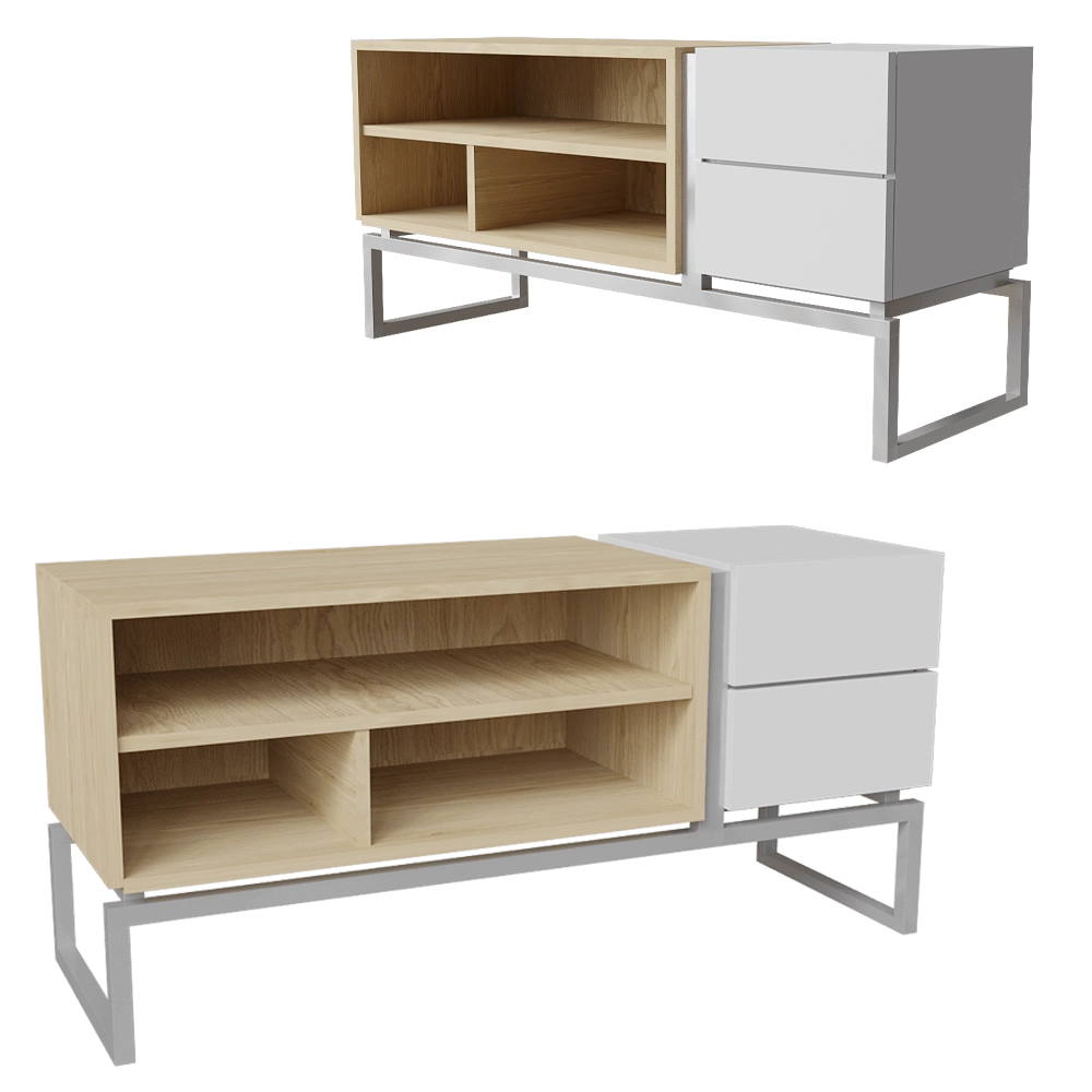 Bozzetti - Sideboard Blokki a/v 120 3D Model