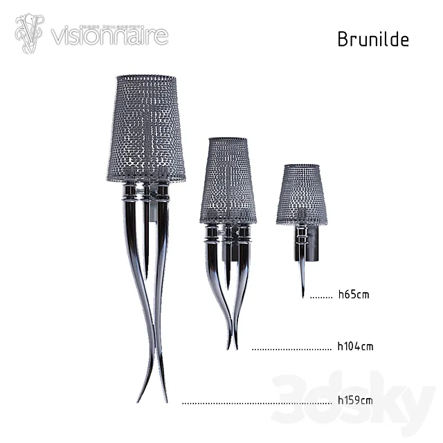 BRA _ Wall Lamp_Brunilde IPE Cavalli (Visionnaire) 3DModel