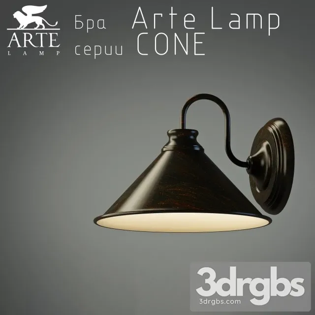 Bra Arte Lamp Cone 3D Model Free
