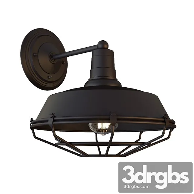 Bra arte lamp ferrico a9183ap-1bk 3D Model Free