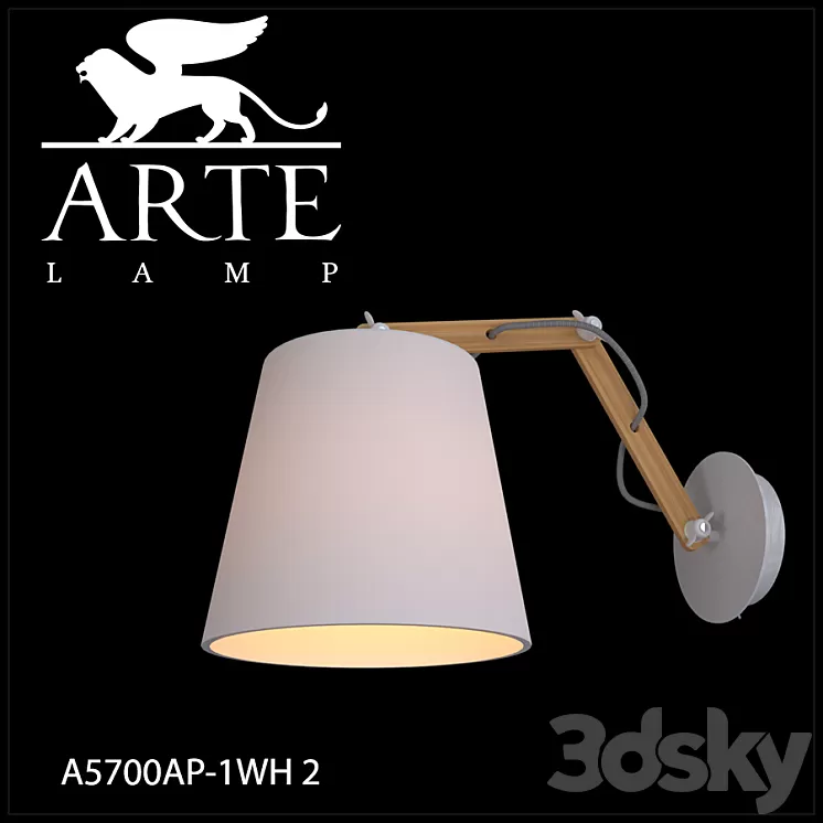 Bra ArteLamp A5700AP-1WH 3D Model