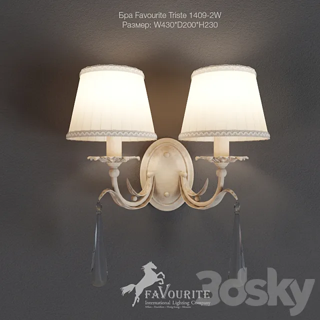 Bra Favourite Triste 1409-2W 3D Model