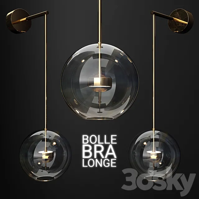 Bra G & C Bolle Soffio (vertical long) CLEAR _ COLD 3D Model