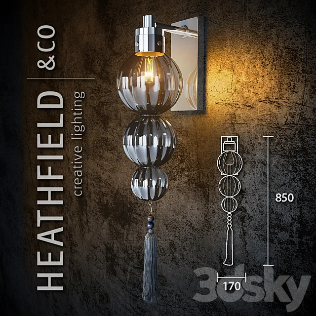 Bra Heathfield MEDINA OPAL JADE WALL 3D Model