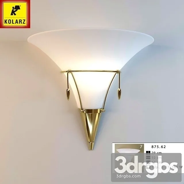 Bra Kolarz Wall Light 3D Model Free