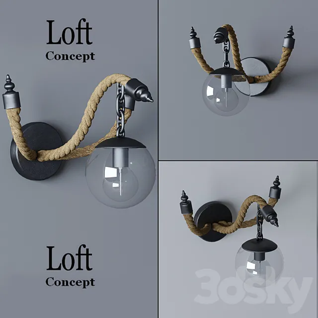 Bra Loft Rope Wave Bra 3DModel