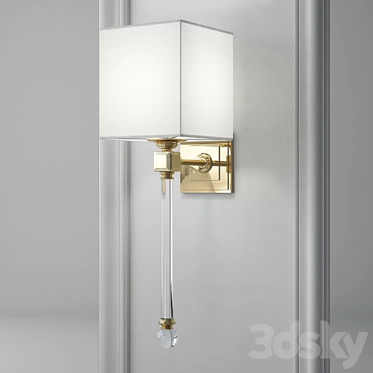 Bra Regina Andrew Crystal Sconce 3D Model