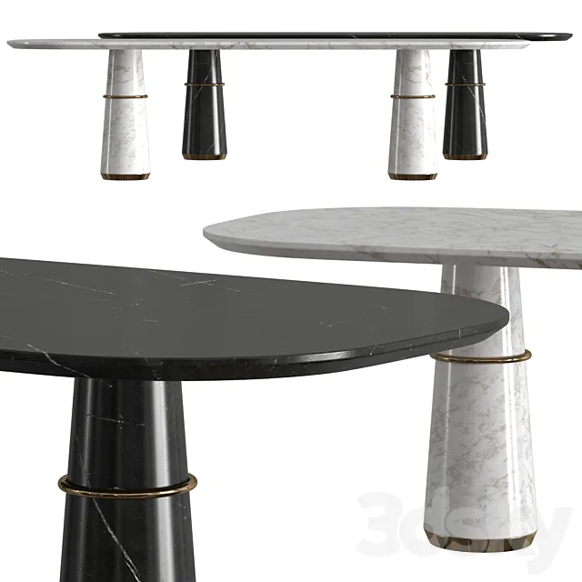 Brabbu Agra II Dining Tables 3DModel