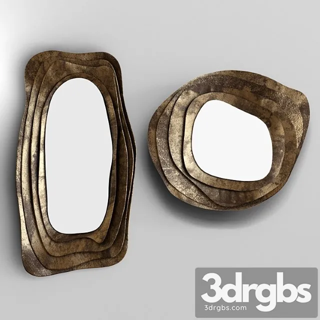 Brabbu by covet lounge kumi mirror 3D Model Free