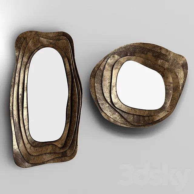 Brabbu by Covet Lounge KUMI MIRROR 3D Model