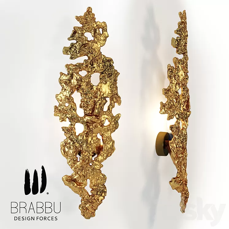 BRABBU CAY WALL LIGHT 3D Model