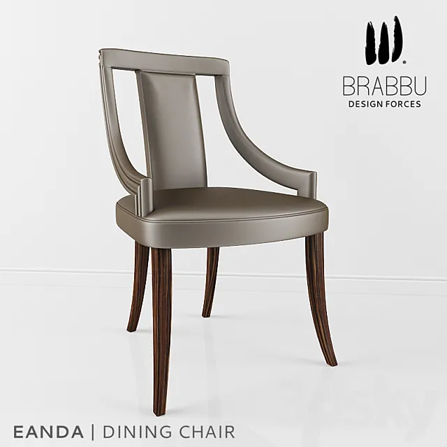 Brabbu - Eanda Dining Chair 3D Model