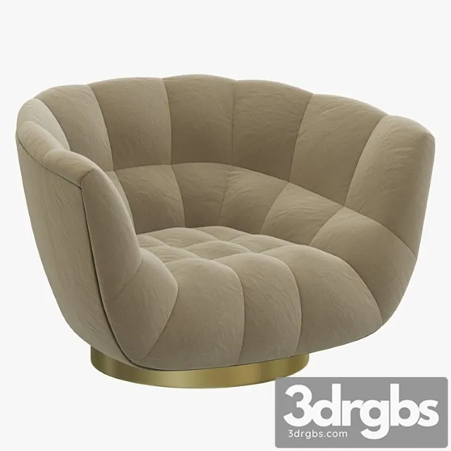 Brabbu Essex Armchair 3D Model Free