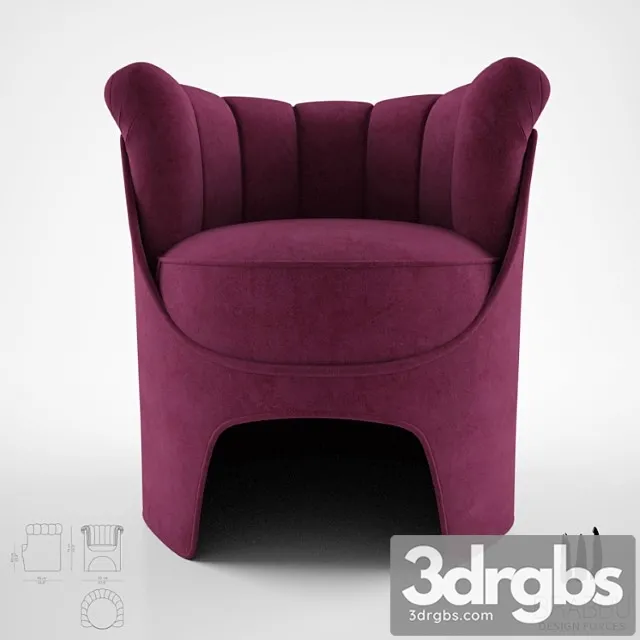 Brabbu hera armchair 3D Model Free