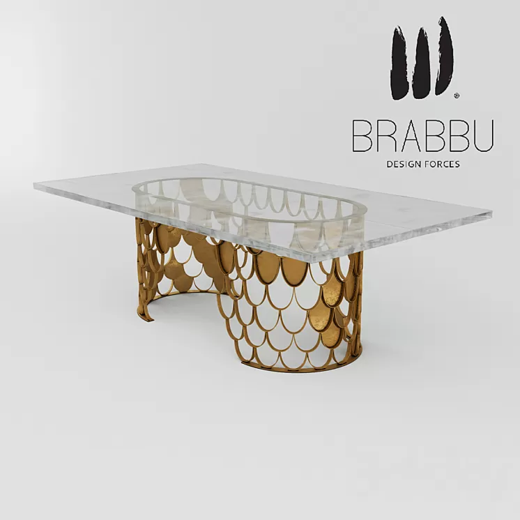 Brabbu KOI DINING TABLE II 3D Model