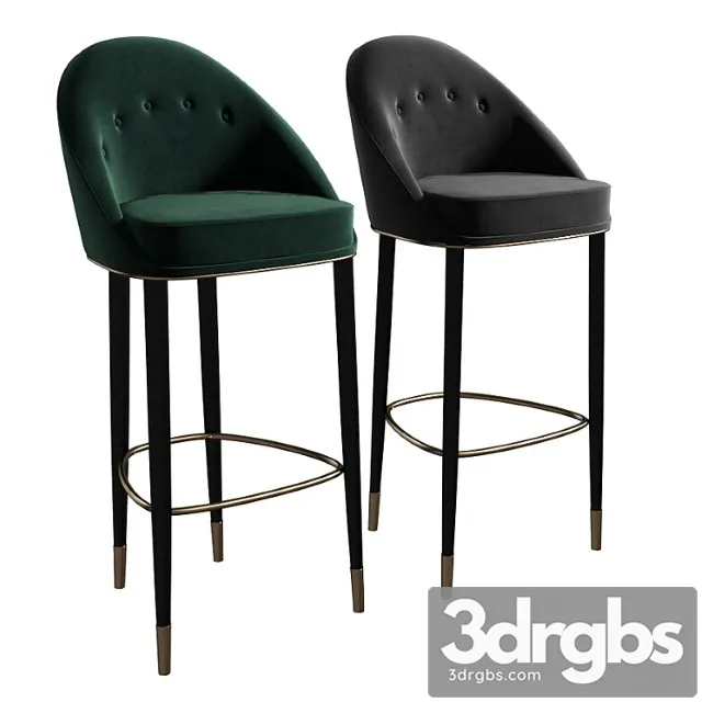 Brabbu malay bar chair 2 3D Model Free