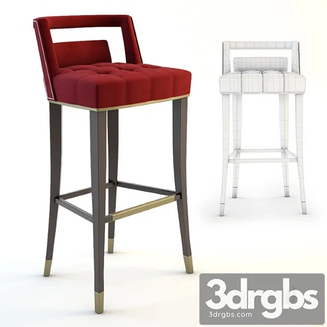 Brabbu Naj Bar Chair 3D Model Free