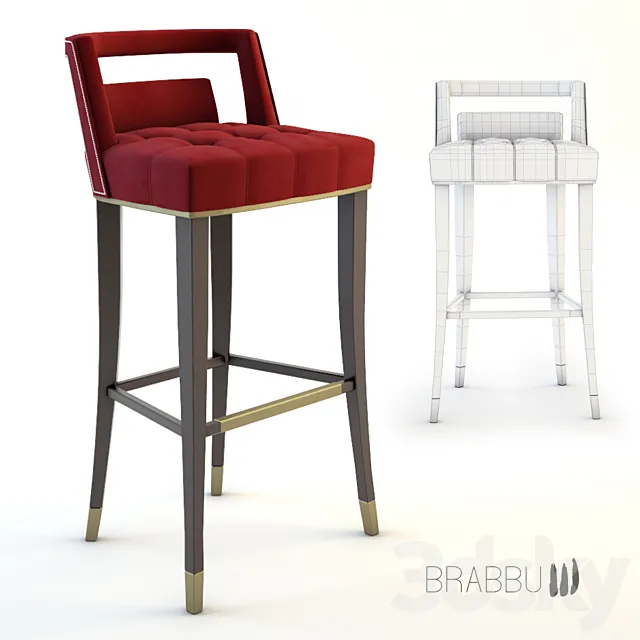 Brabbu. Naj bar chair 3DModel