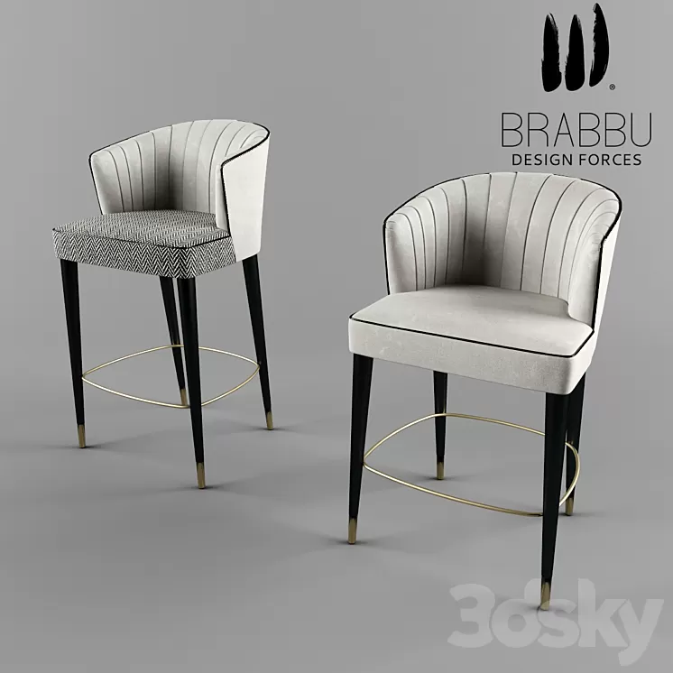 Brabbu Nuka_Bar chair 3D Model