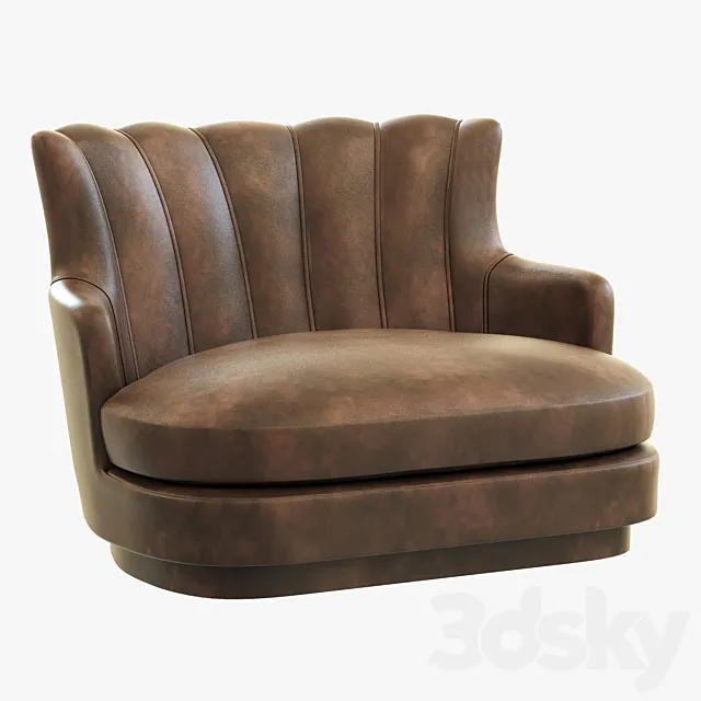 Brabbu Plum Single Sofa 3DModel