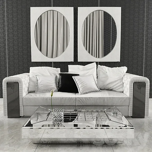 BRABBU Sofa 3D Model