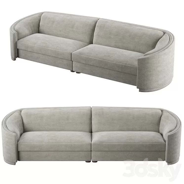 BRABBU WALES II SOFA 3D Model