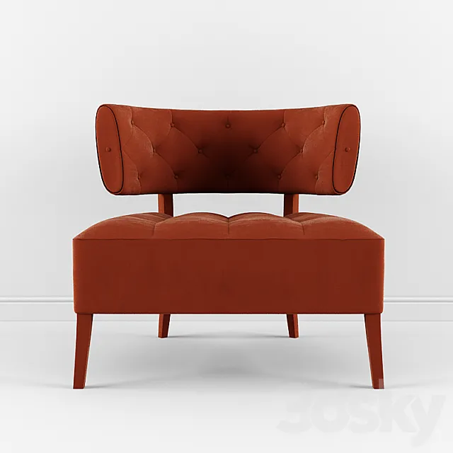 Brabbu - Zulu Armchair 3D Model