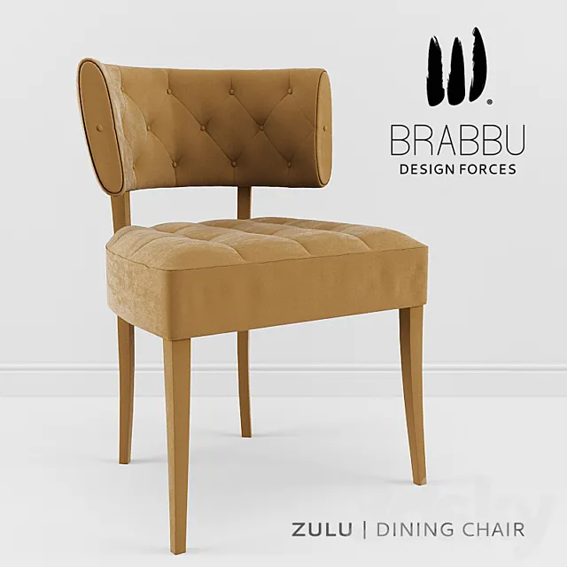 Brabbu - Zulu DIning Chair 3D Model