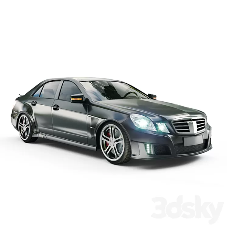 Brabus E V12 Coupe 3D Model