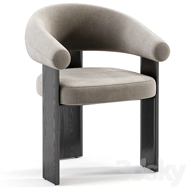 Bracci Armchair 3D Model