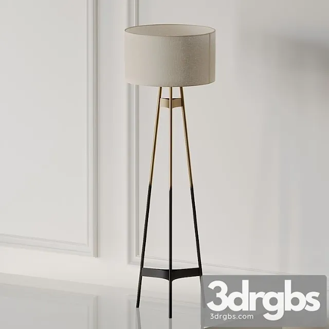 Brace ombre floor lamp cb2 exclusive 3D Model Free