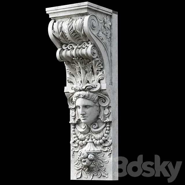 Bracket Corbel Bracket 3D Model