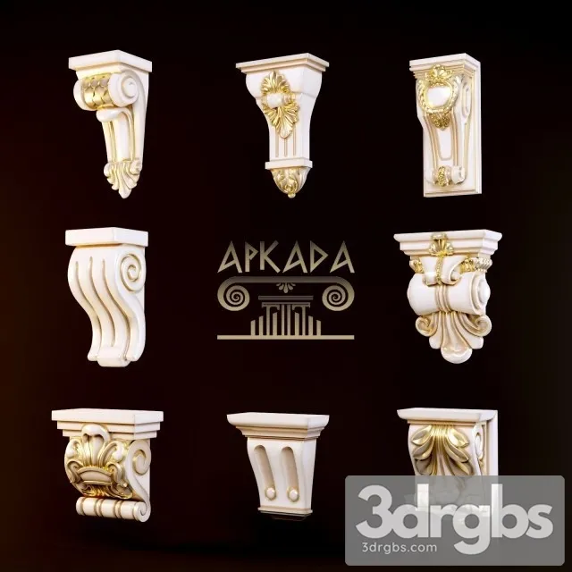Brackets Arkadaplus 3D Model Free