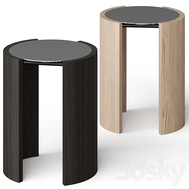 Bradley Jeremy Side Tables 3D Model