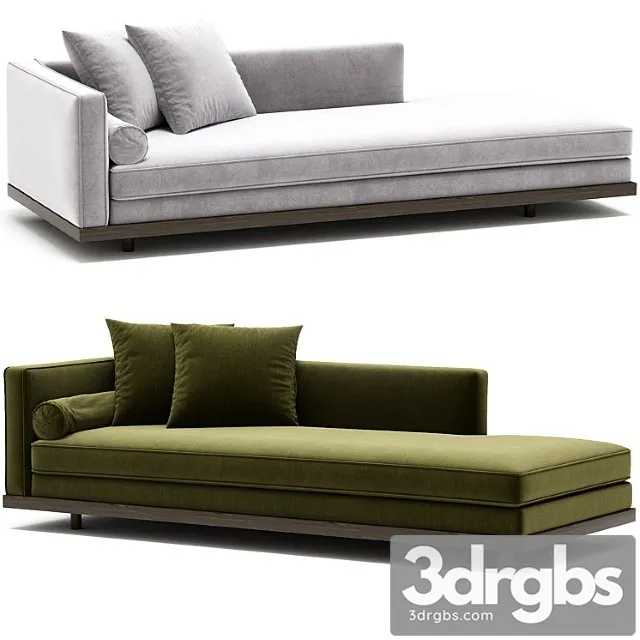 Brady Chaise Sofa 1 3D Model Free
