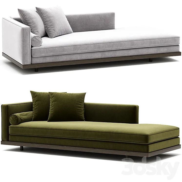 Brady Chaise Sofa 3D Model Free