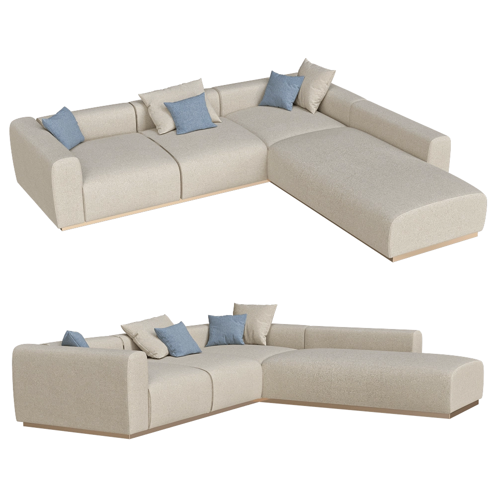 Braid Company Srl - Sofa Mahe 3D Model